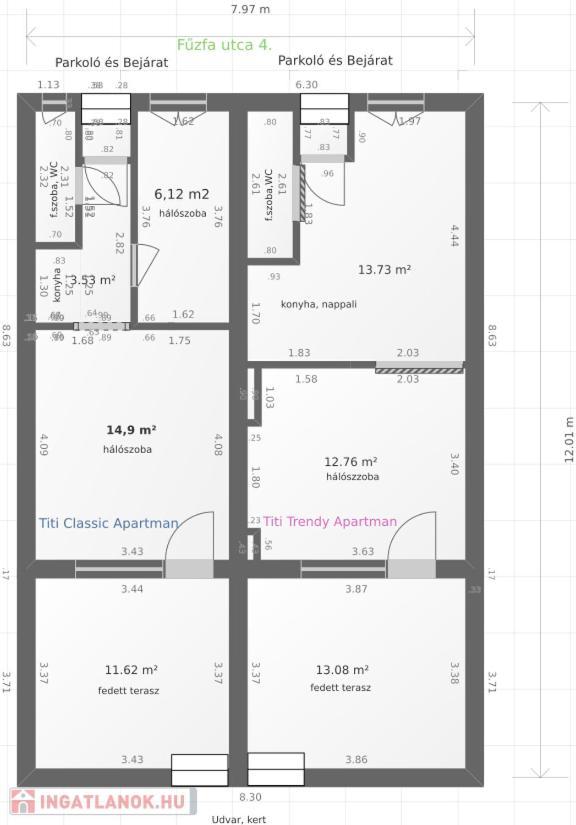 Titi Classic & Trendy Apartman Bük 외부 사진